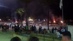 El verano pasado incendiaron varias sombrillas