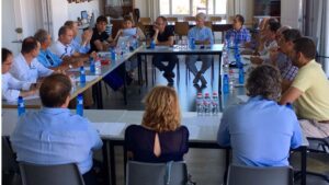 Reuni&oacute;n de la Junta Directiva de la Asociaci&oacute;n de Clubes N&aacute;uticos de Baleares.