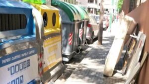 Basura calle Joan Lluis Estelrich