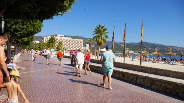 Imagen del paseo de Santa Ponsa