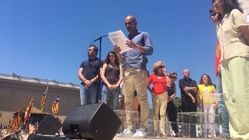 Guardiola ha sido el encargado de leer el manifiesto