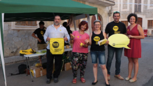 El alcalde de Mancor junto a miembros del Consell presentaron la campa&ntilde;a