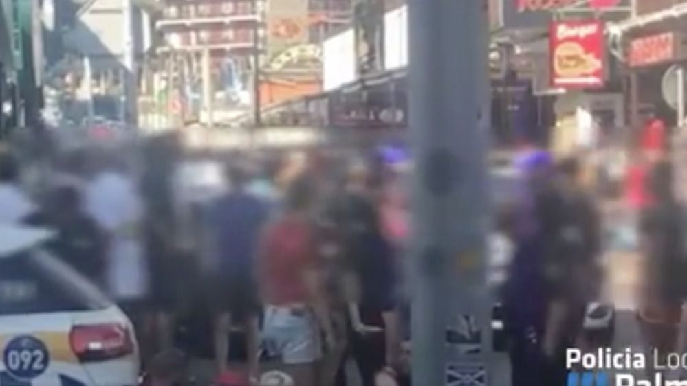 La Policía de Palma ha tenido que intervenir