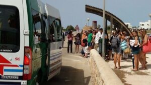 bus lanzadera sa rapita es trenc