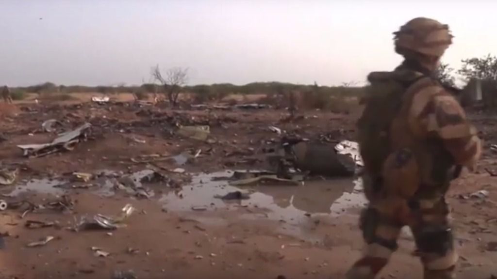 El avión se estrelló en una remota zona de Mali