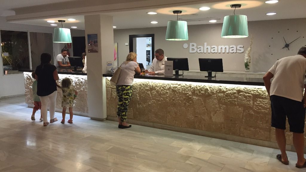 recepción hotel