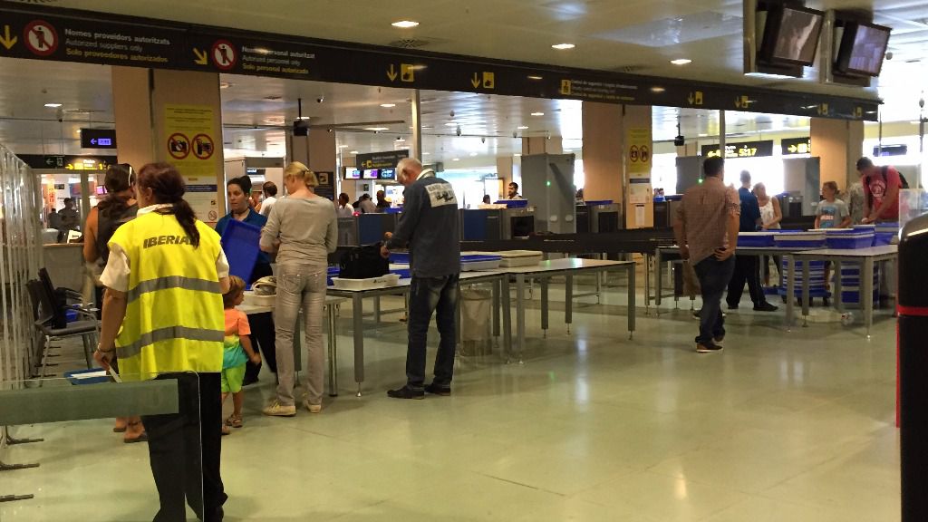 aeropuerto ibiza filtro seguridad