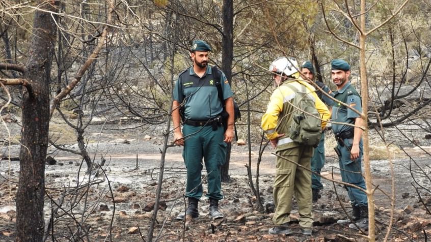 guardia civil investigacion incendio cala saona
