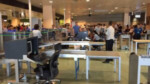 aeropuerto ibiza filtro seguridad