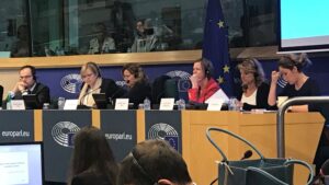 Reuni&oacute;n en el Parlamento europeo este martes