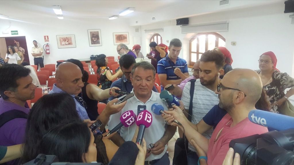 Imagen del portavoz del PP en la Comisión de Patrimonio del Consell de Mallorca, Joan Rotger