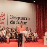 Pedro Sánchez en un momento de la intervención