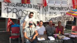 huelga vigilantes aeropuerto