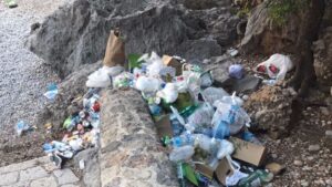 As&iacute; estaba este s&aacute;bado a las 9:00 horas la zona de la 'olla' del Torrent de Pareis