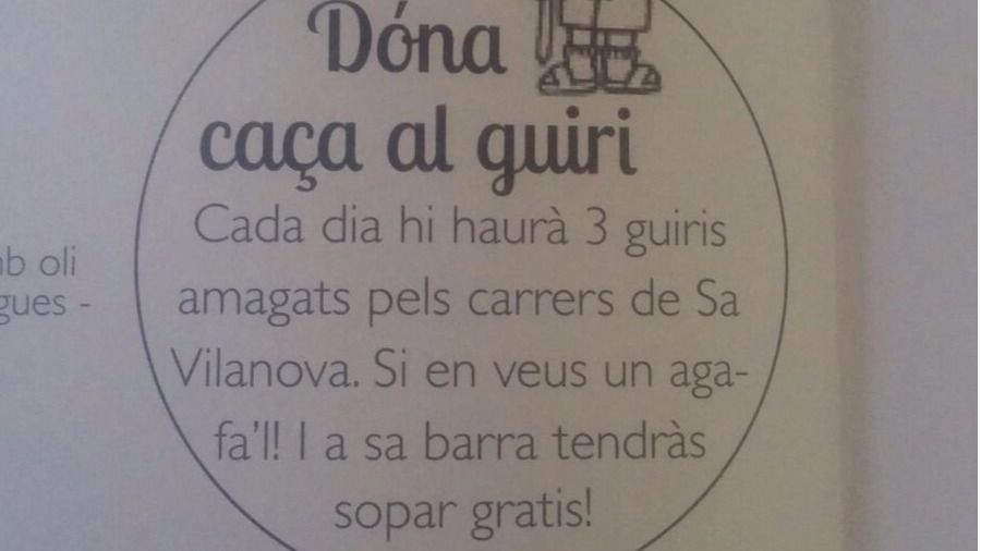 Imagen de la promoción del juego de la caza al turista