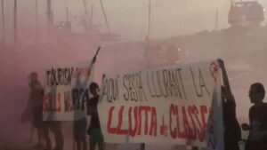 Imagen del acto de Arran en el puerto de Palma