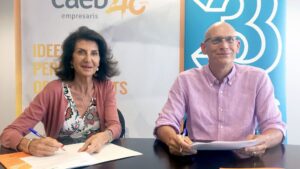 Carmen Planas y Alfons Su&aacute;rez suscriben el acuerdo marco de colaboraci&oacute;n entre ambas entidades