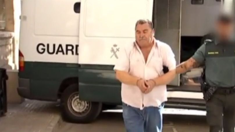 Martínez a su llegada a los Juzgados de Palma