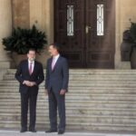 rajoy con el rey en marivent