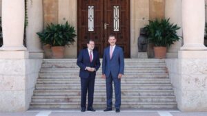 rajoy y el rey marivent