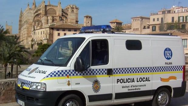 Furgoneta de la Unidad de Intervención Inmediata de la Policía Local de Palma
