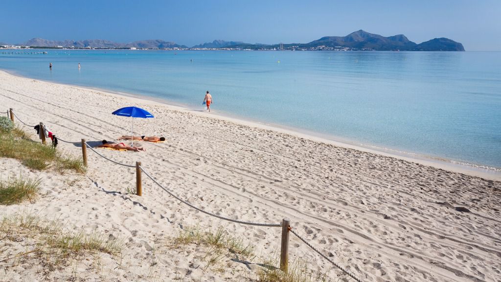 Playa de Muro es una de las mejores valoradas de todo el territorio nacional