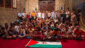 Imagen de archivo de ni&ntilde;os del programa "Vacaciones en paz"