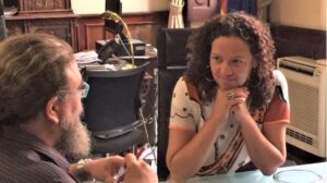 Catalina Cladera durante la entrevista