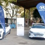 Las dos versiones del Ioniq estuvieron presentes en el evento.