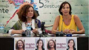 Bescansa y De la Concha en el acto organizado en Agapea