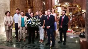 La comitiva popular en la Catedral de Palma