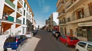 Calle Gr&agrave;cia, en la que ocurrieron los hechos