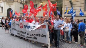 Imagen de la manifestaci&oacute;n celebrada este viernes