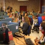 Trabajadoras del Call Center