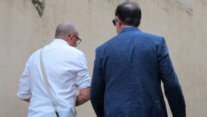 El fiscal y el juez del caso