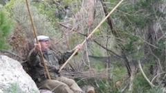 caza de tordos con red