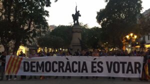 manifestacion protesta detenciones catalunya