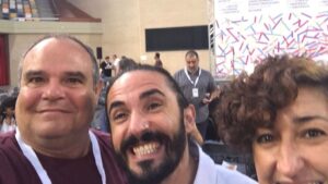 aitor morras, maite maicas y balti picornell zaragoza