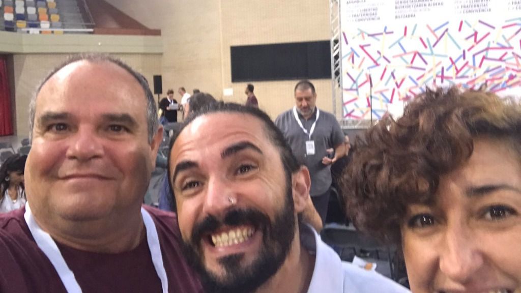 aitor morras, maite maicas y balti picornell zaragoza