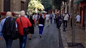 turistas en palma