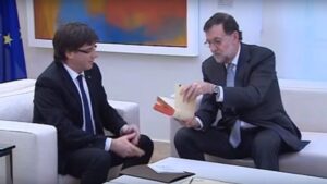 Puigdemont y Rajoy en una imagen de archivo en La Moncloa