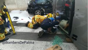 Imagen de un momento del rescate