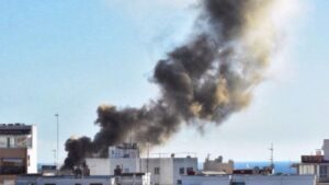 Imagen del humo que ha provocado el incendio