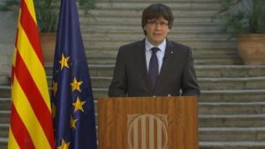 Comparecencia en v&iacute;deo de Puigdemont