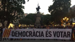 manifestacion protesta detenciones catalunya