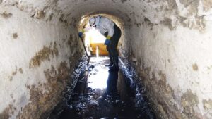 limpieza canal ses salines formentera