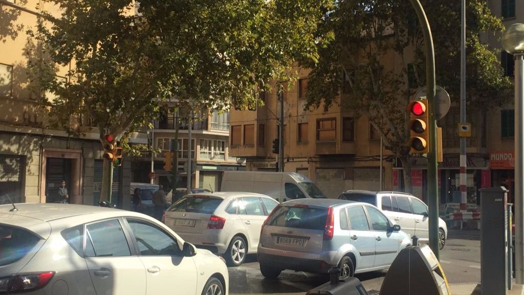 atasco semaforo
