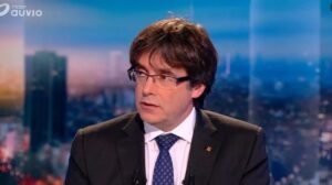 Puigdemont en la televisi&oacute;n belga