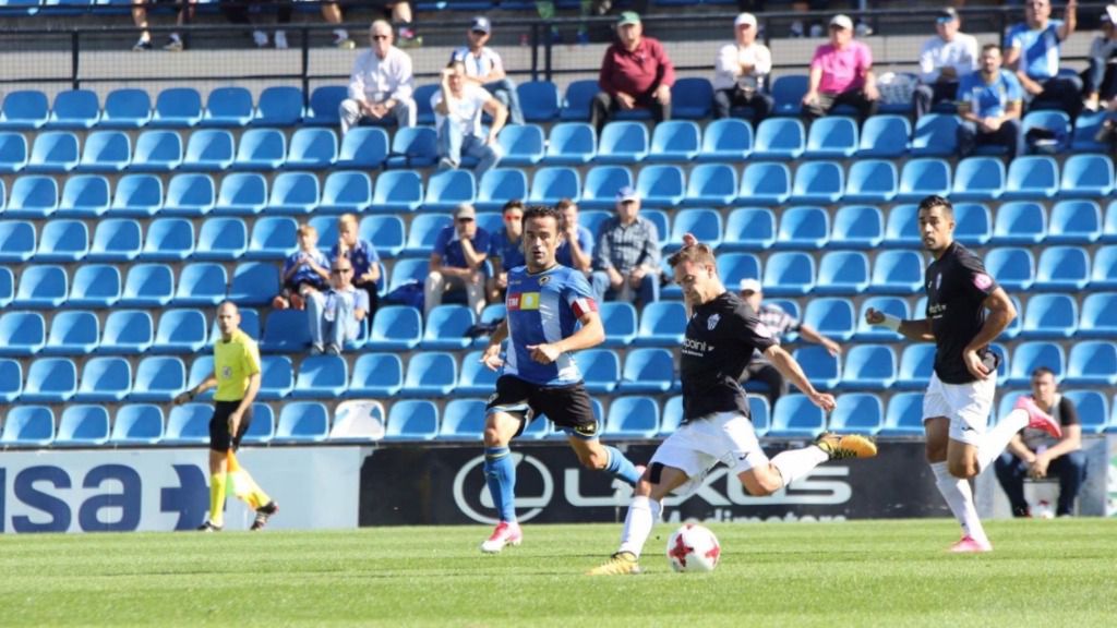 Imagen de un momento del partido