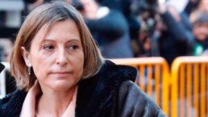 Carme Forcadell es la presidenta del Parlament de Catalunya